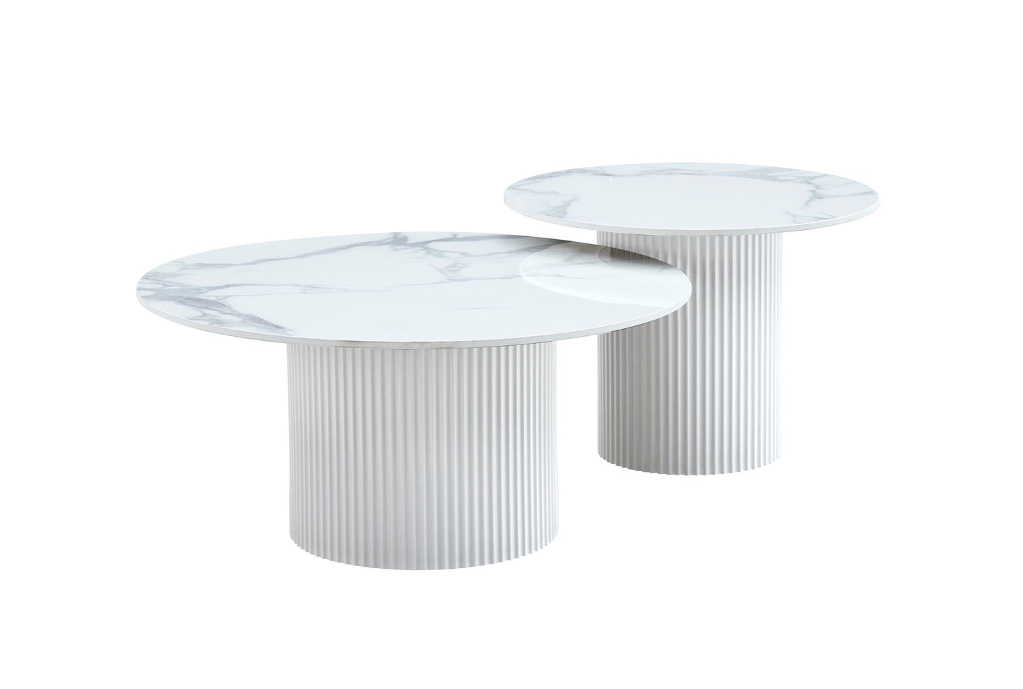 LOT DE 2 TABLES BASSES GIGOGNES « MINA »